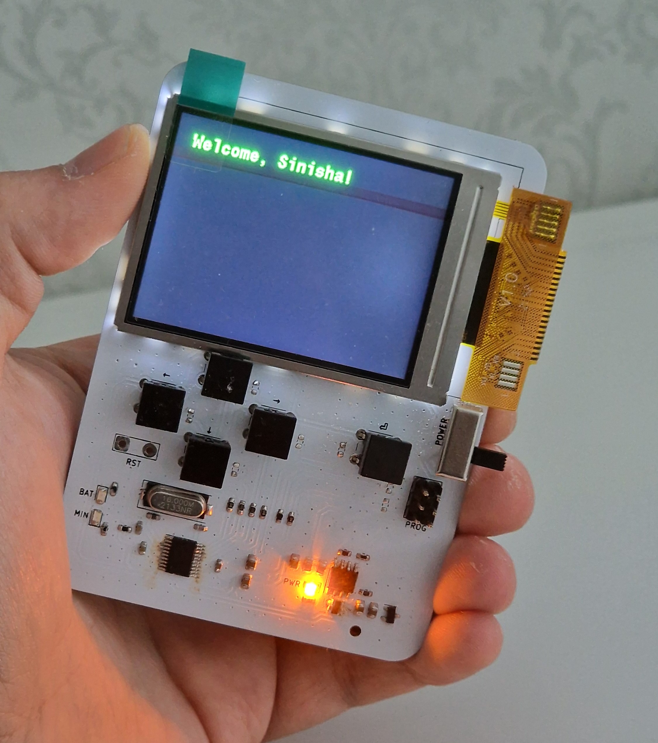 Stm32-pocket console, from the project README