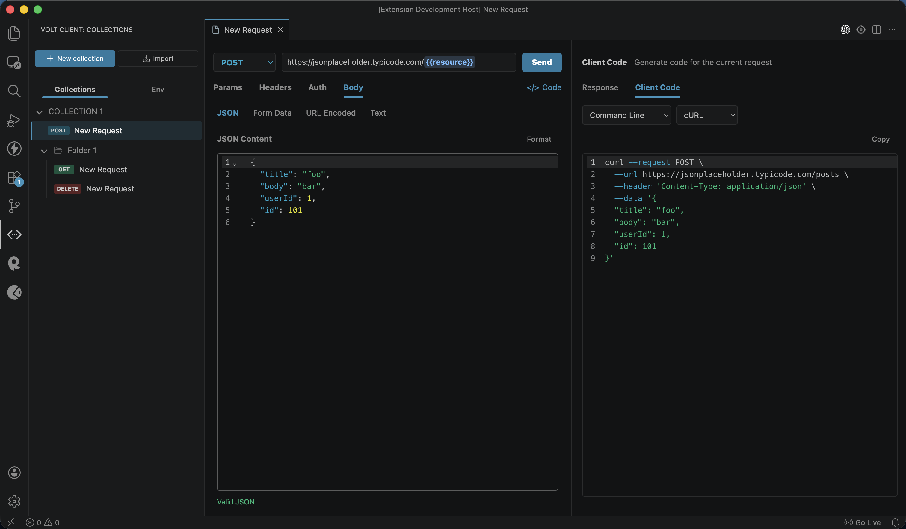 Volt API Client code generation