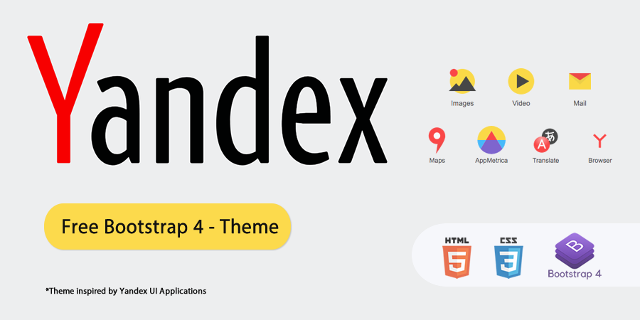 Yandex - Bootstrap Theme