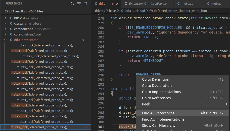 How to select providers for `Find All References` without restarting VSCode?  · Issue #149026 · microsoft/vscode · GitHub