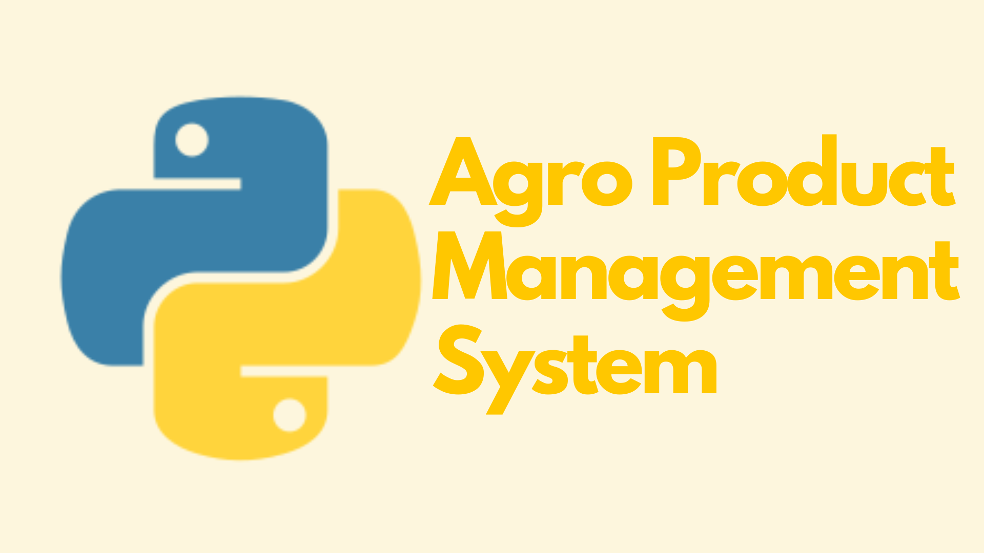 Agro Product Management System