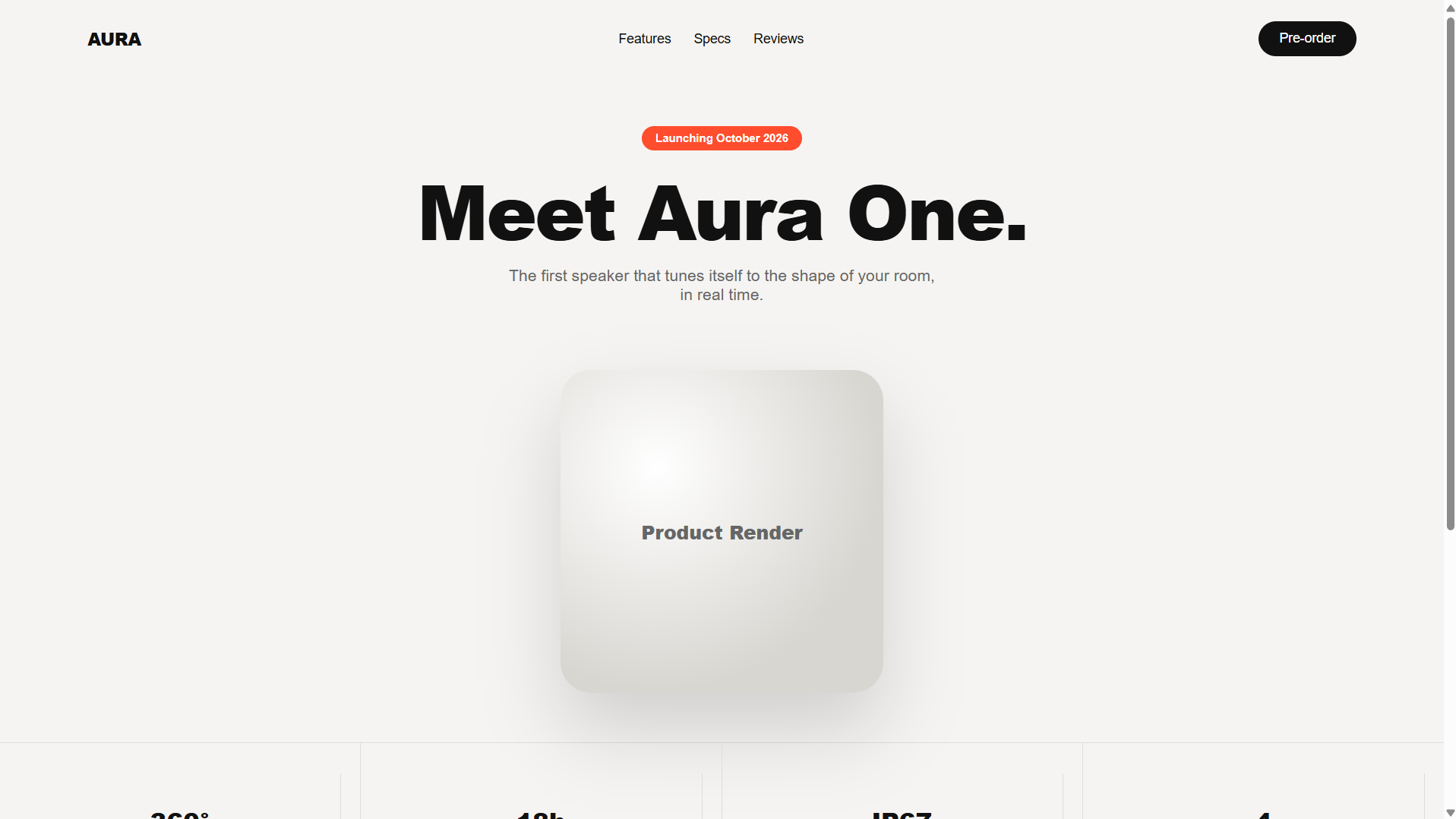 Aura One website