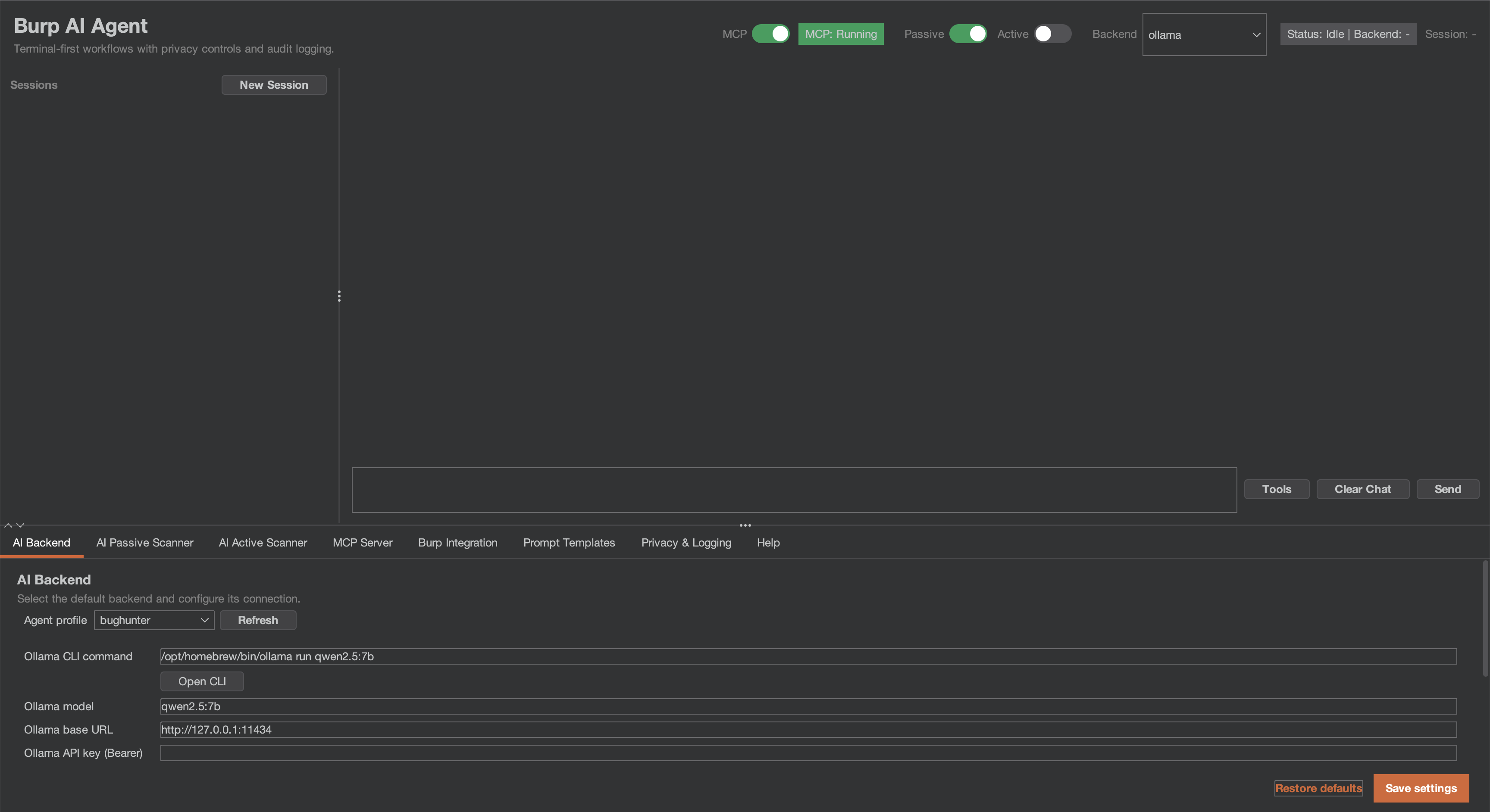 Burp AI Agent Screenshot