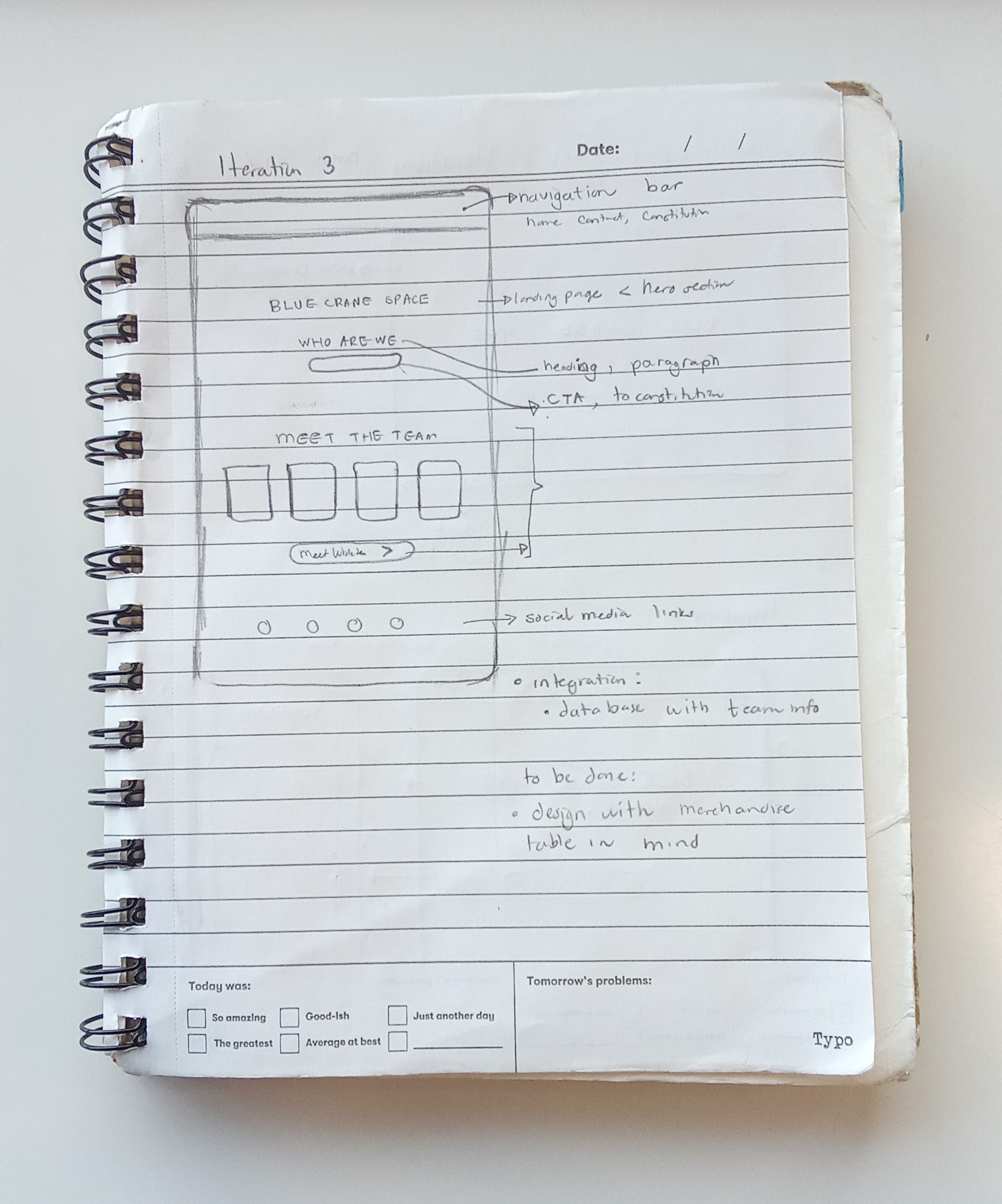 Website iteration 3 landscape