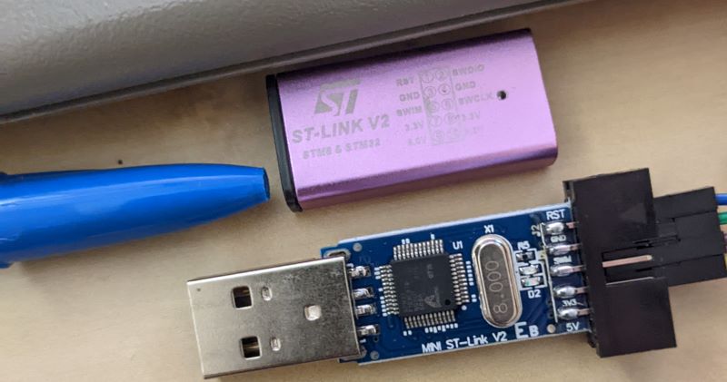 ST-LINK V2 Uncovered Top