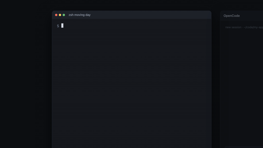 Claude Code setup moving safely into OpenCode