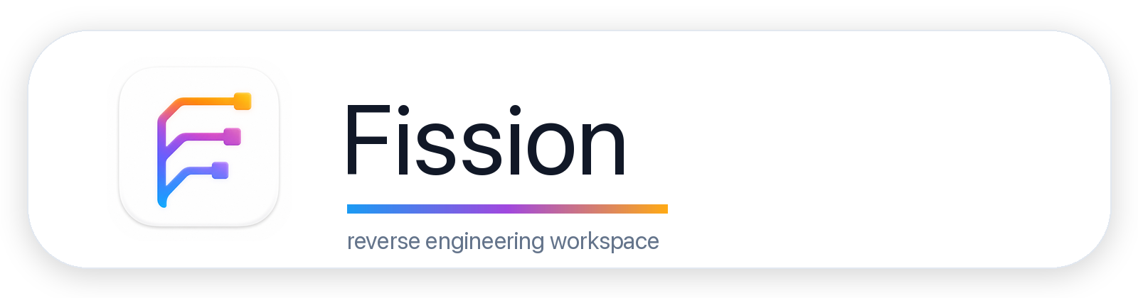 Fission - reverse engineering workspace