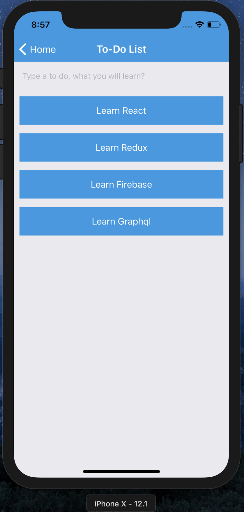 React Native Firebase Redux Authentication