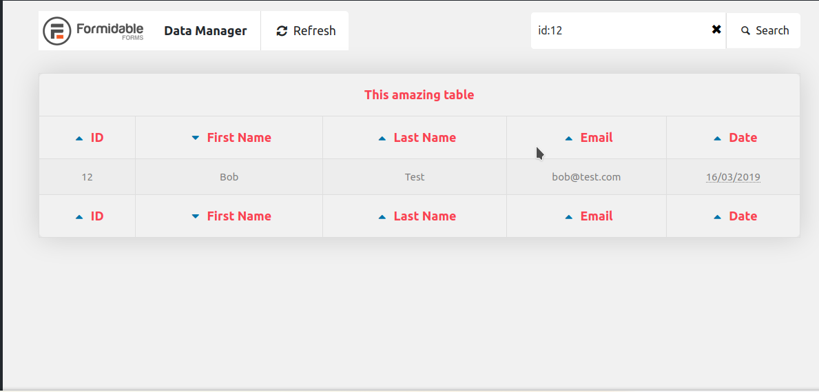 Filter results, advanced Filter the results, the advanced version