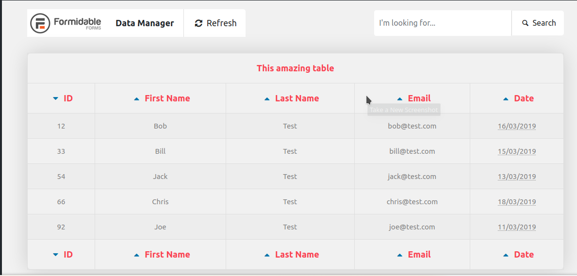 Sorting by ID Sorting results by ID