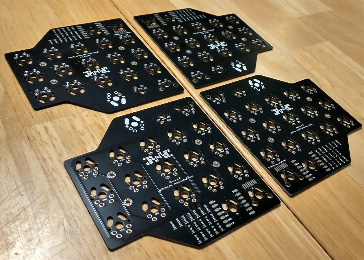 Janus four PCBs