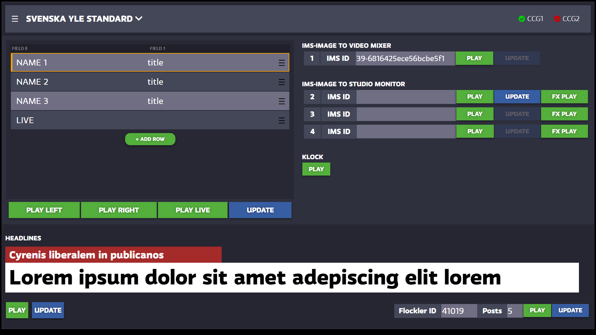 SPX Caspartool / Controller GUI 