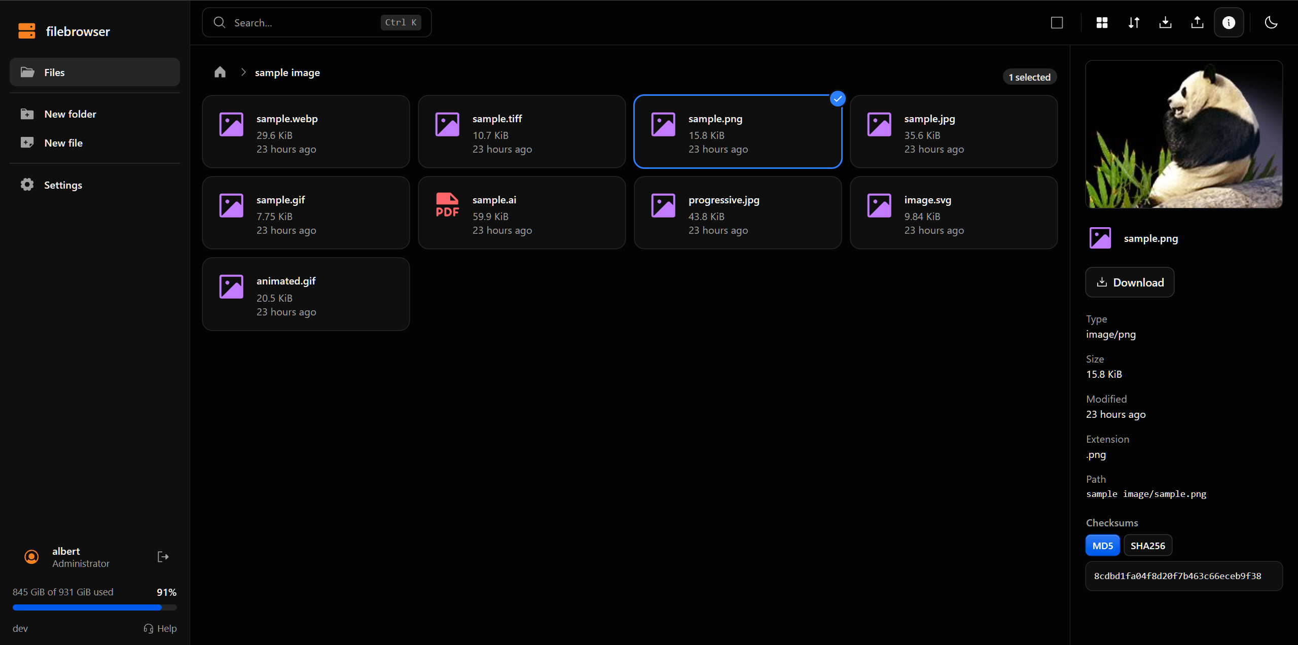 filebrowser