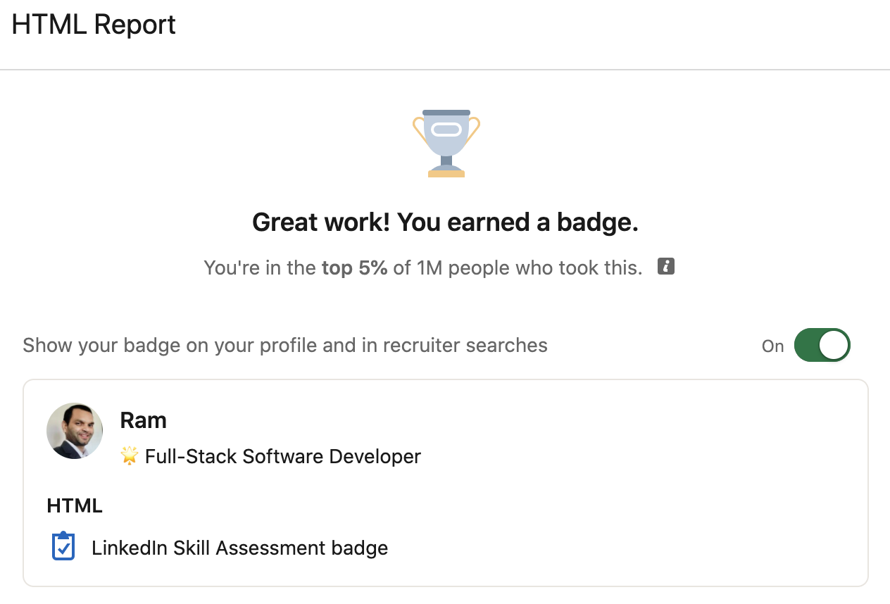 Badge-HTML