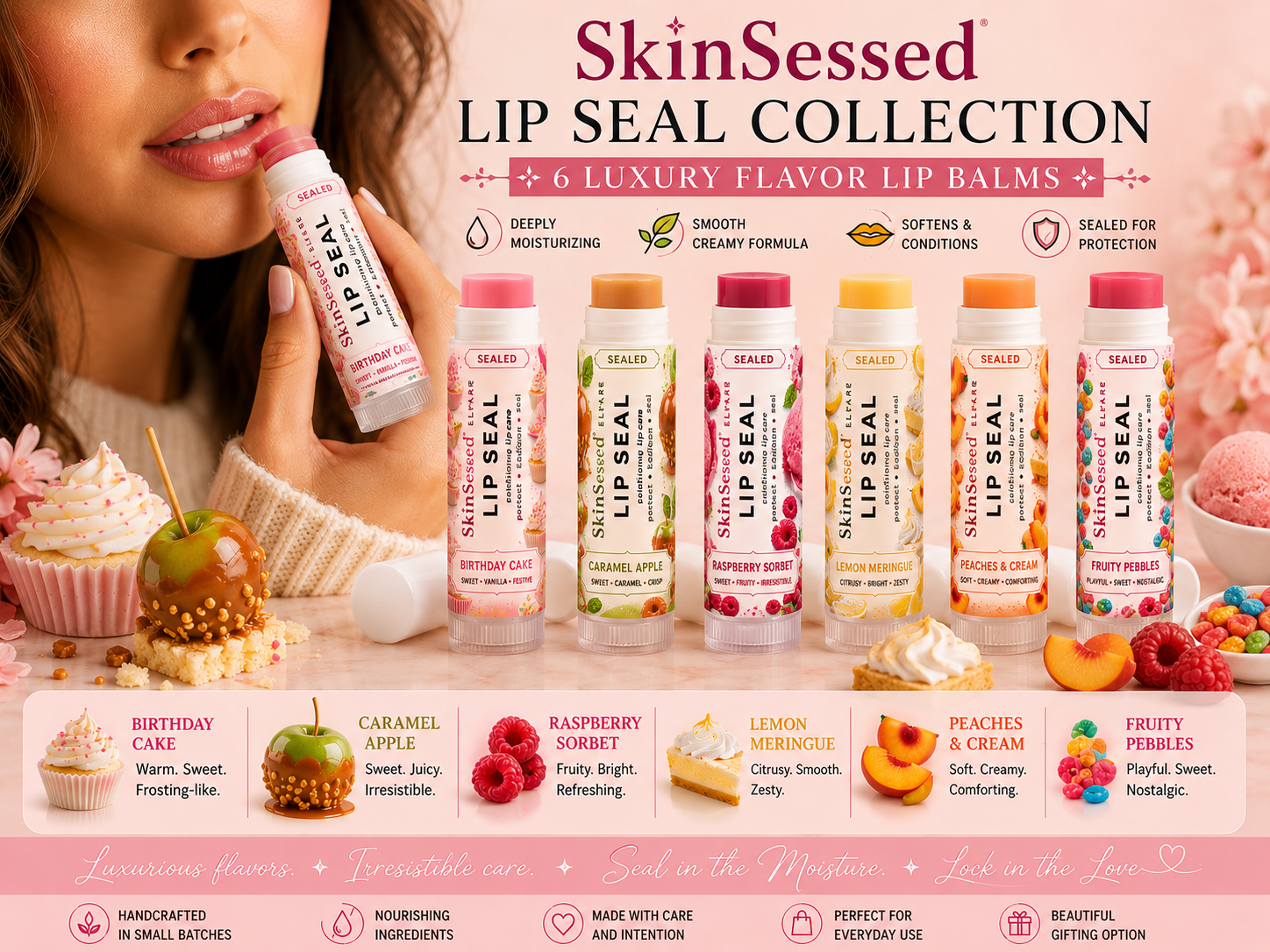 SkinSessed Lip Seal Collection product shot