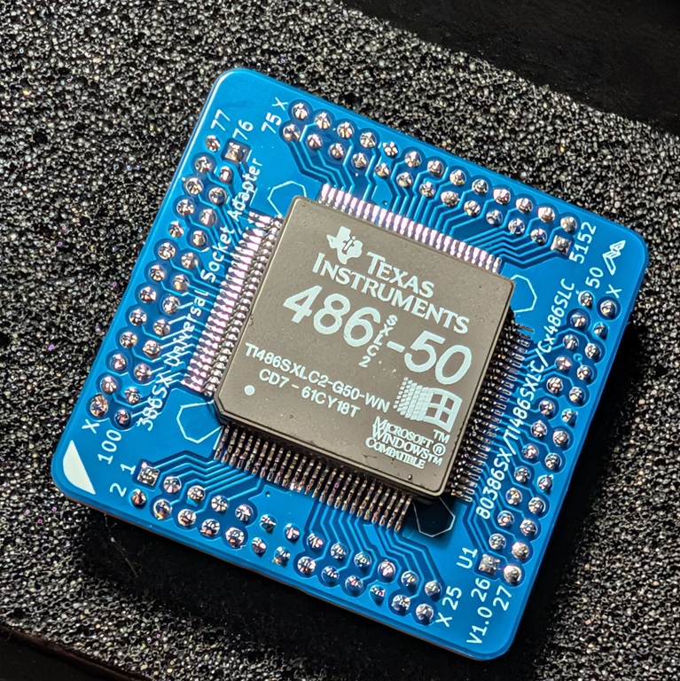 I386sx socket, from the project README