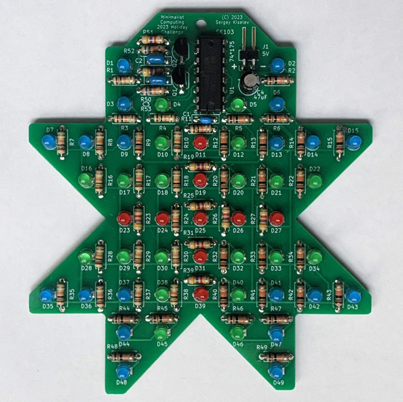 Led star, from the project README