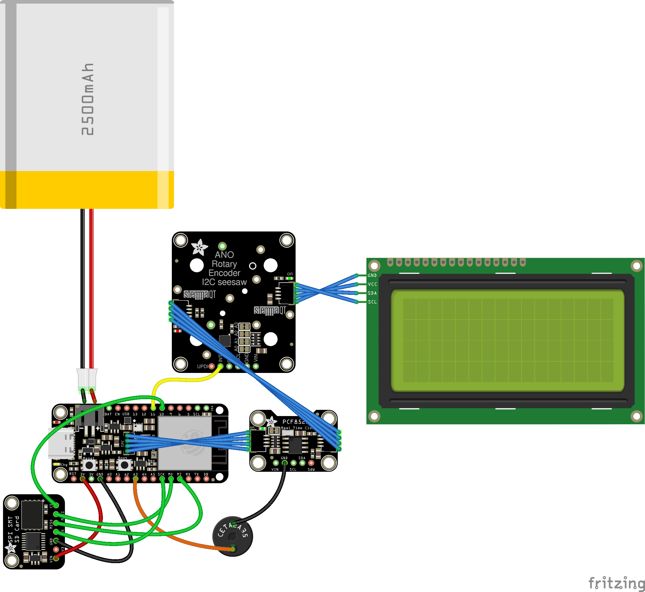 Wiring diagram of a BabyPod