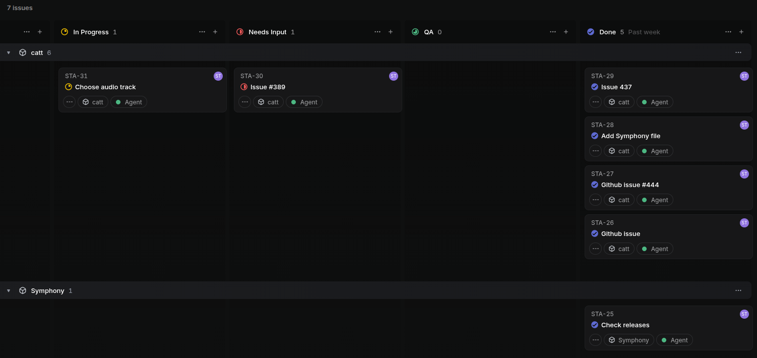 Symphony screenshot