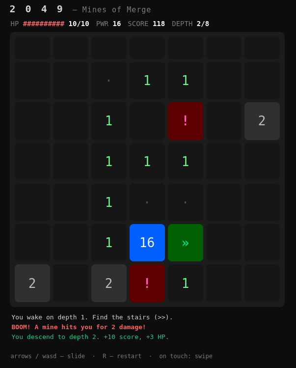 2049 - Mines of Merge web version