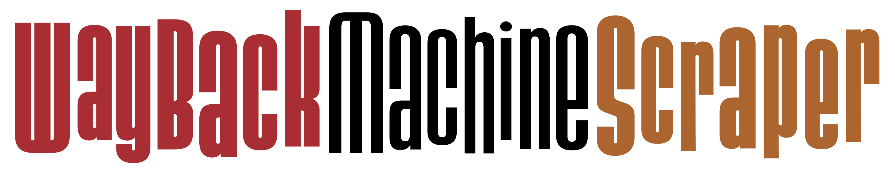 The Wayback Machine Scraper Logo