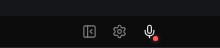GPT Live microphone button in the Yorishiro title bar