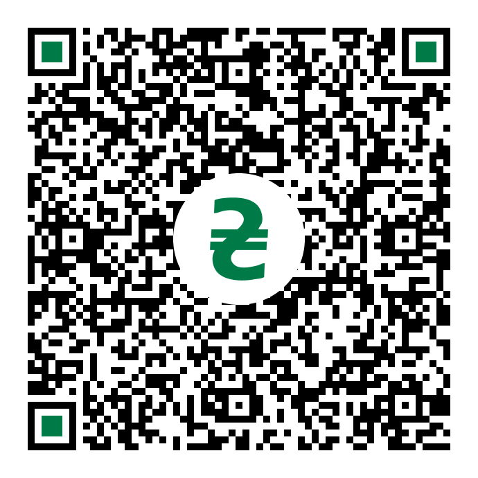 QR-код НБУ, згенерований бібліотекою