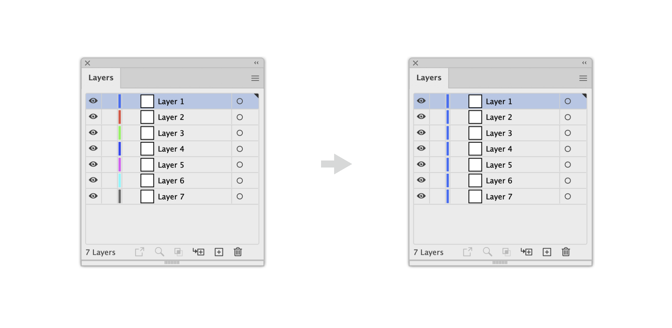 Unify Layer Colors