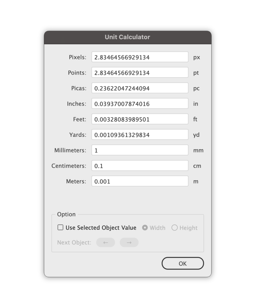 Unit Calculator