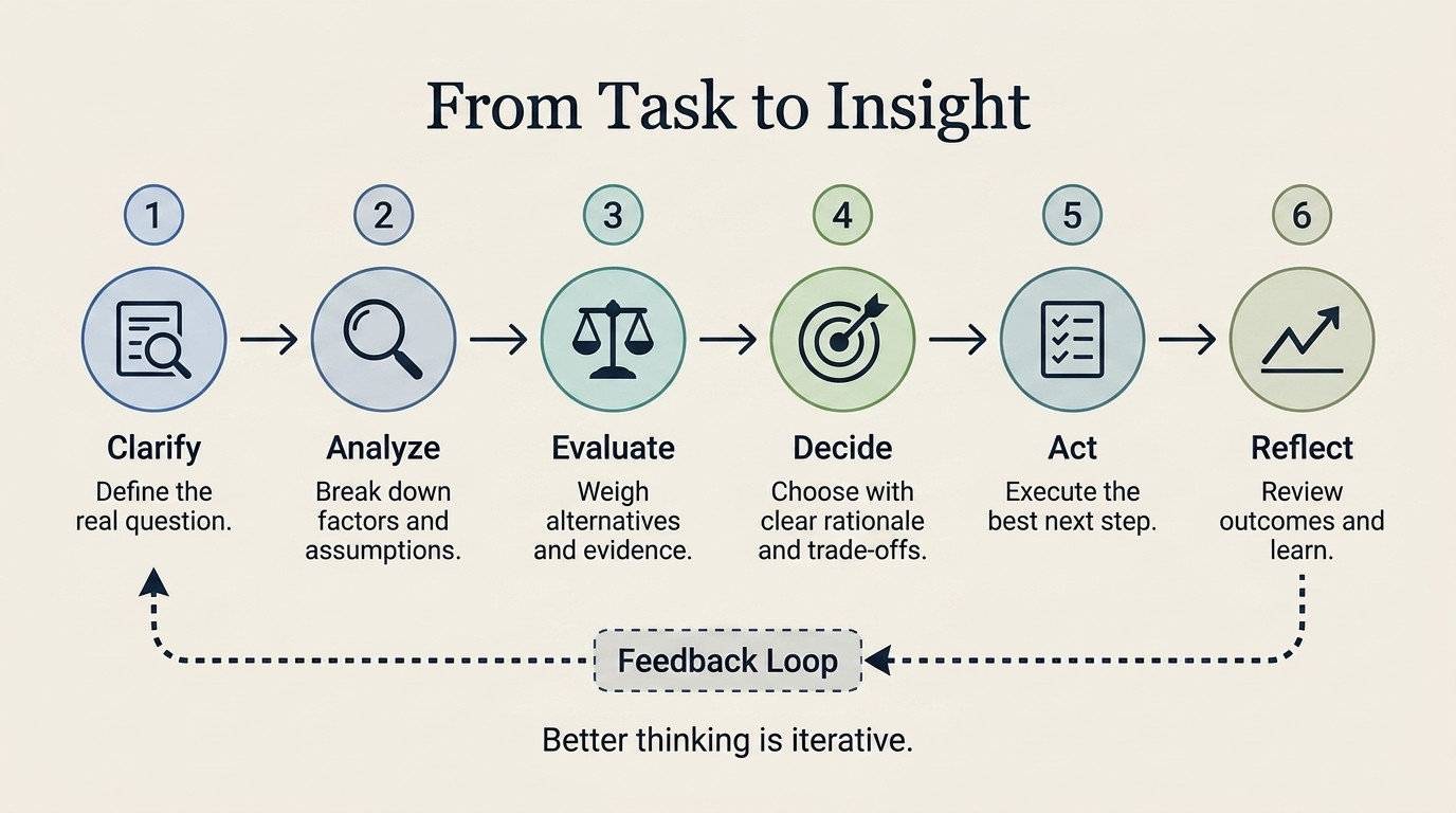 From task to insight