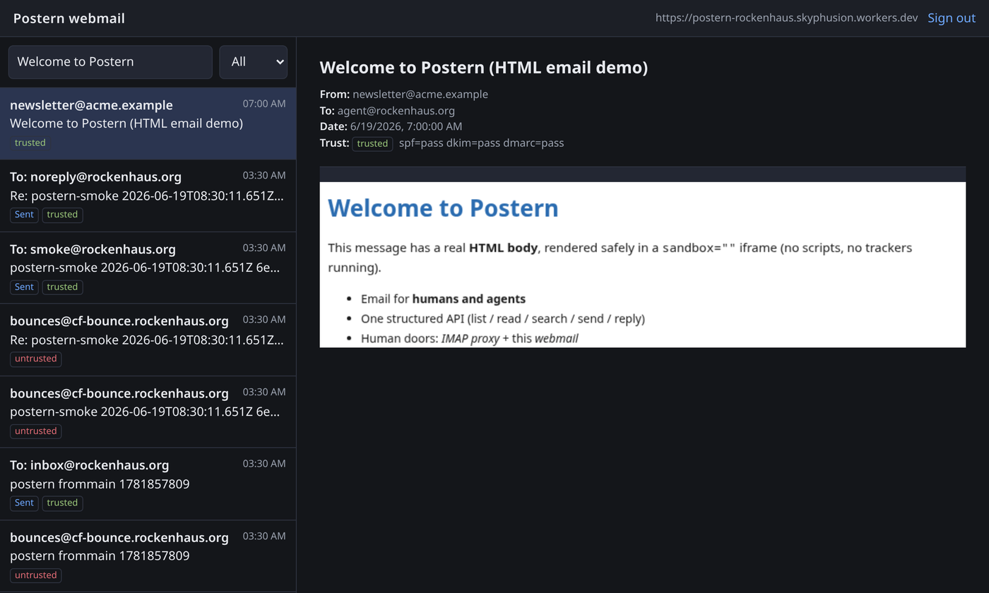 postern