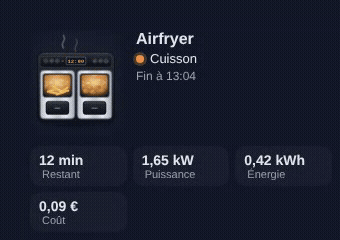 Air fryer card