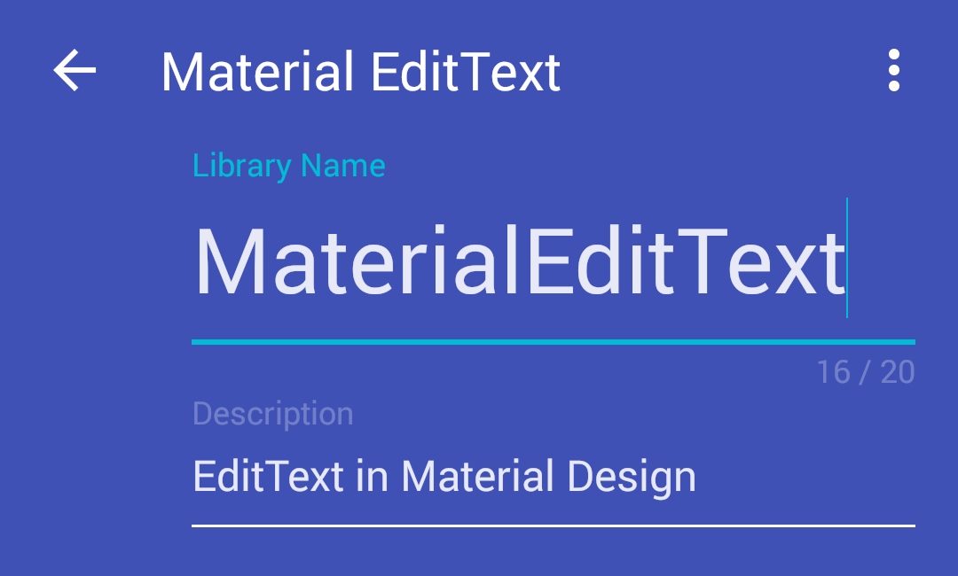 MaterialEditText