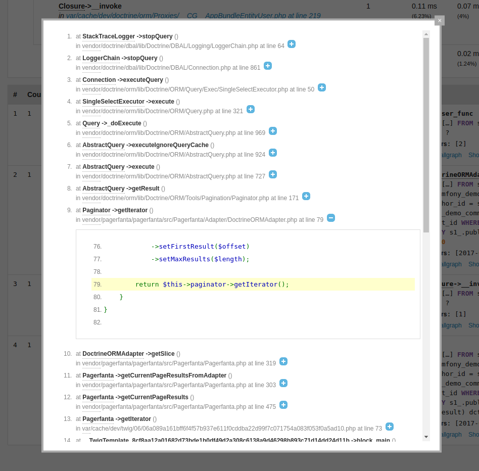 Stacktrace