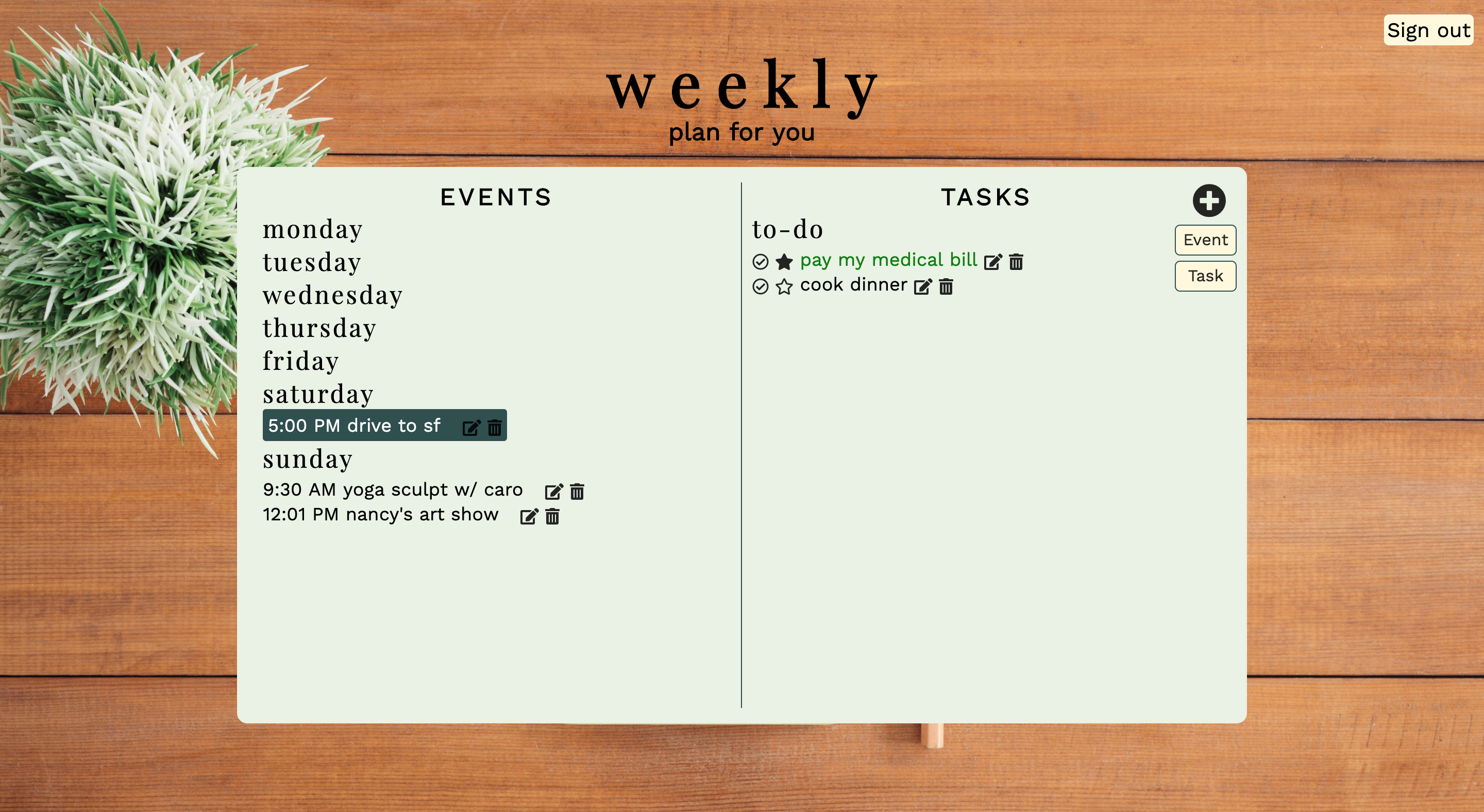 desktop planner view