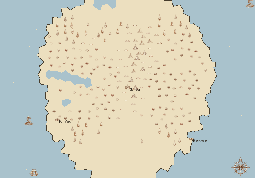 hand-drawn atlas rendered from a sample art pack
