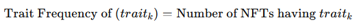 Trait frequency equation