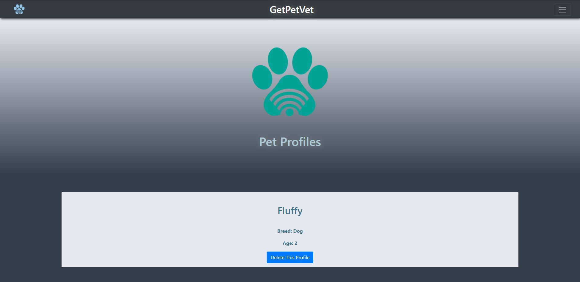 Pet Profiles