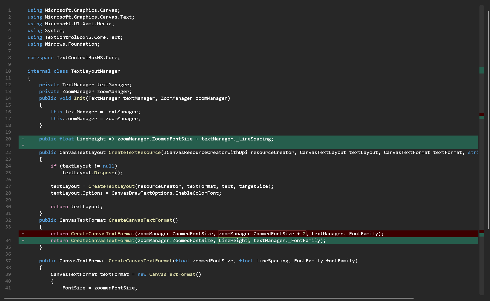 TextControlBox-WinUI editor