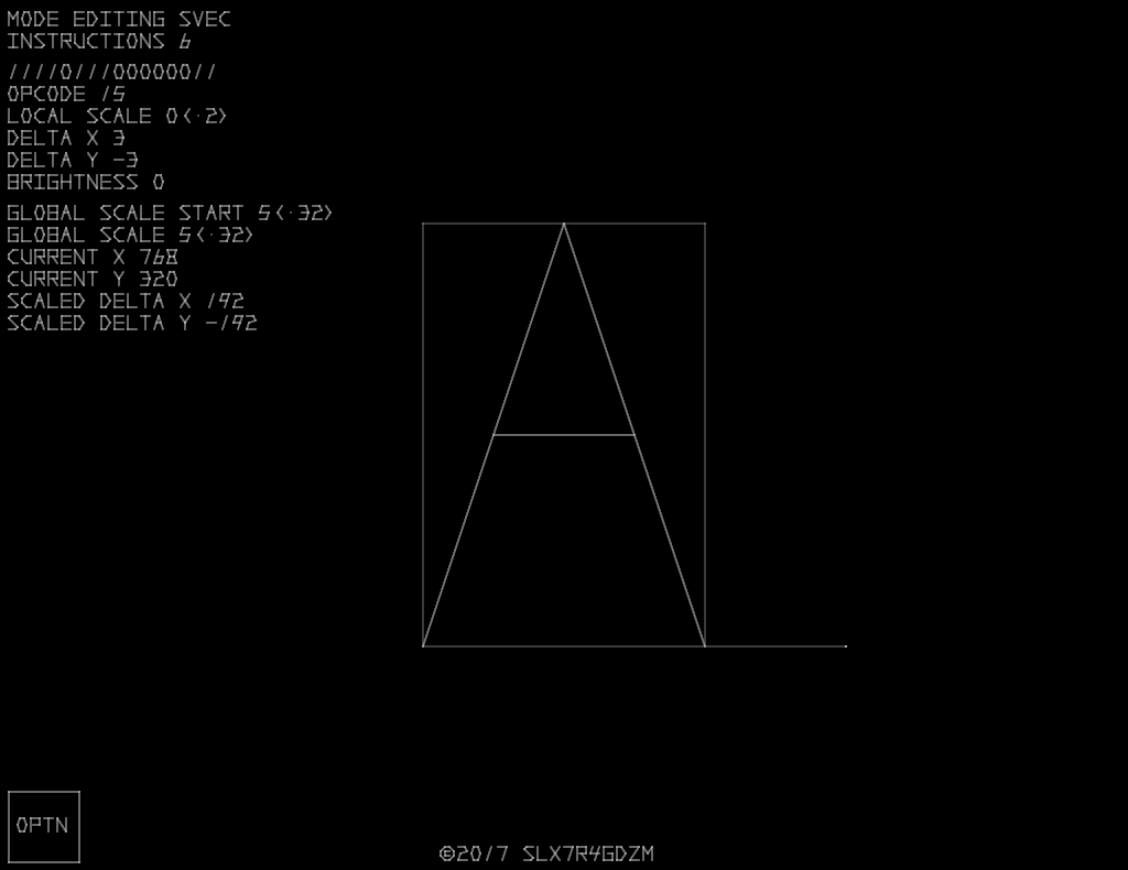 Editing a vector object of the letter A