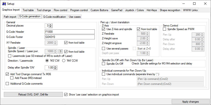 GRBL-Plotter Setup1.2