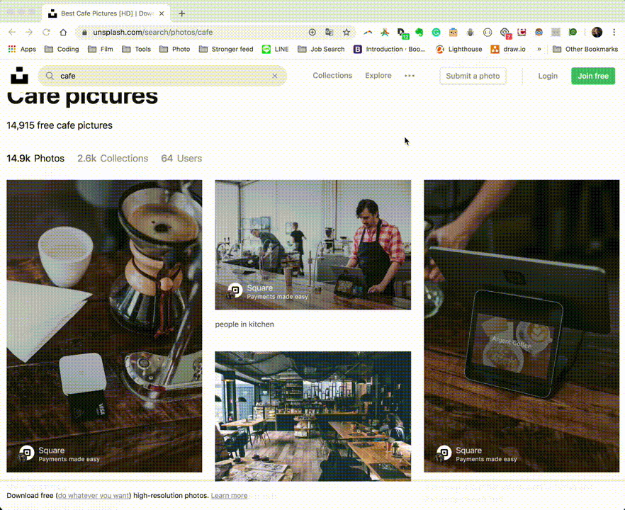 Screen Shot of URL report in GIF