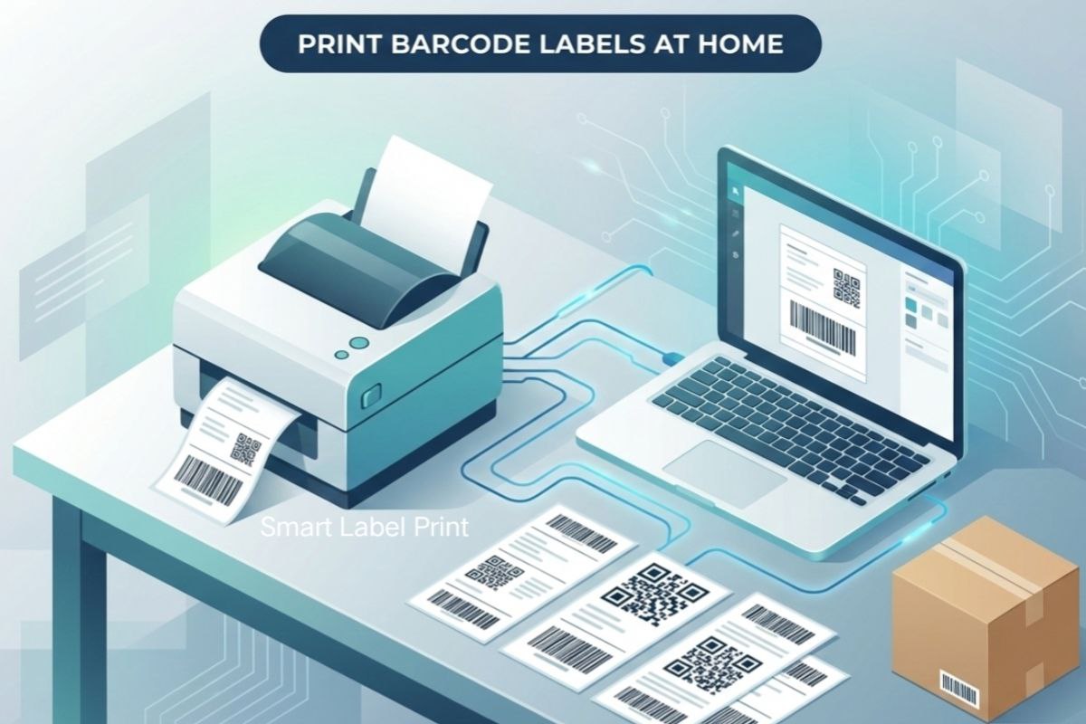 How To Print Barcode Label At Home