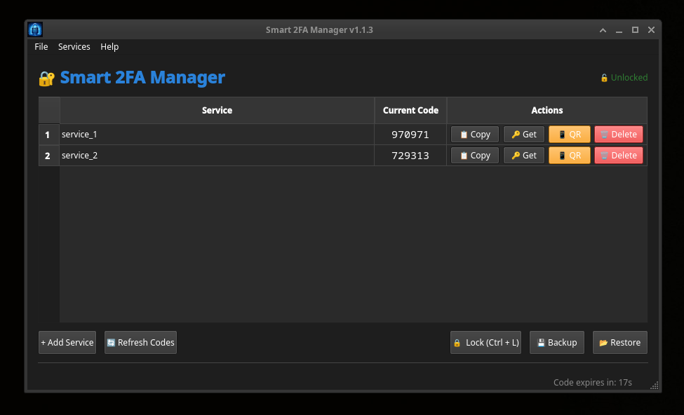 Main Interface