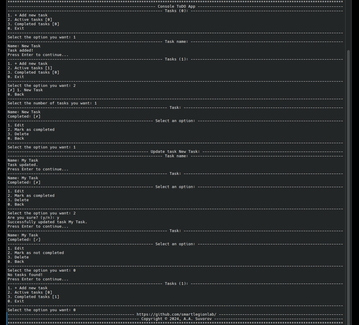 Todo App CLI