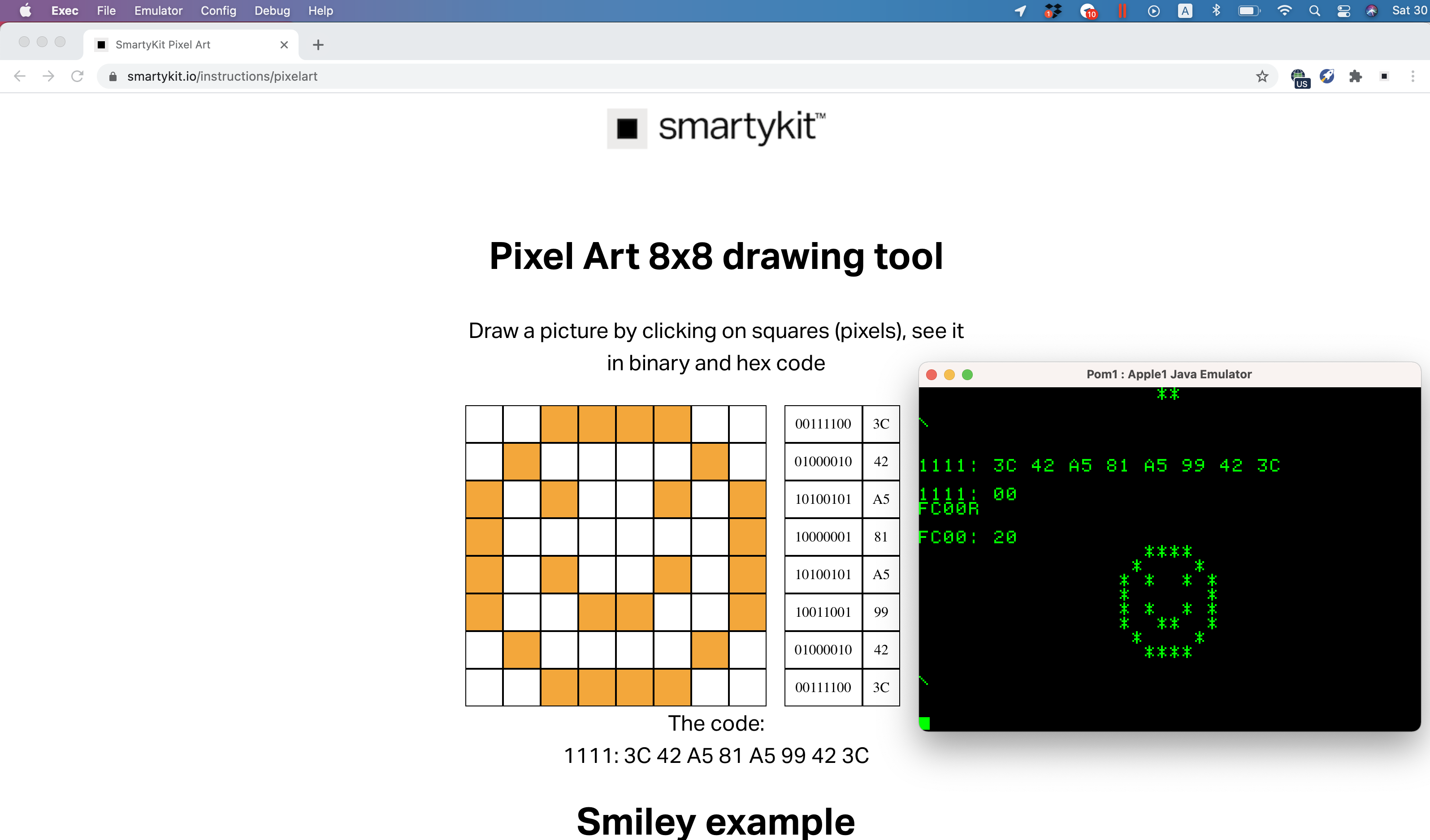 SmartyKit 8x8 Pixel Art online tool