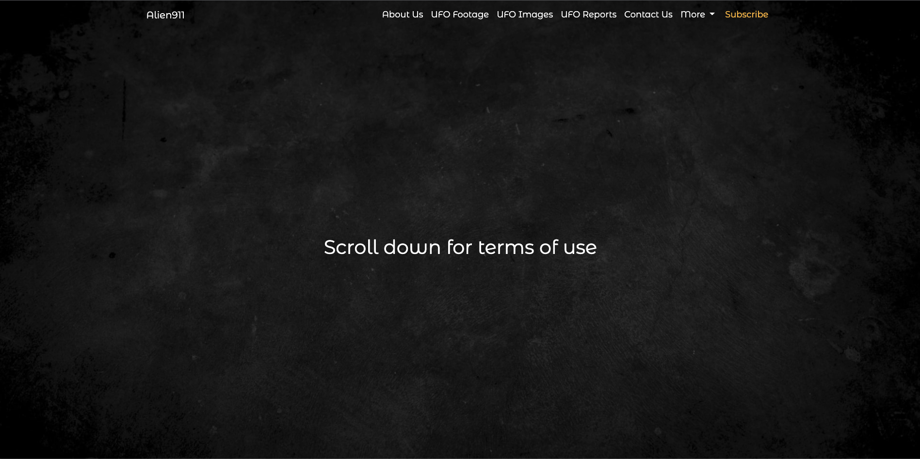 Image of Terms of Use page