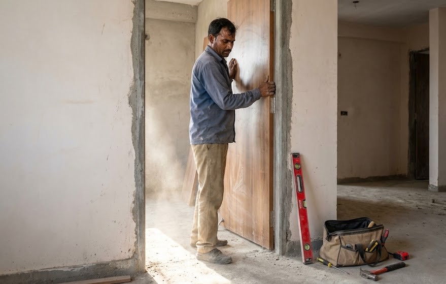 New door installation