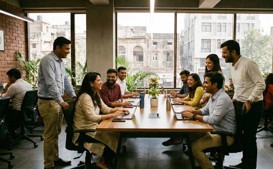 KaamLoge team at work