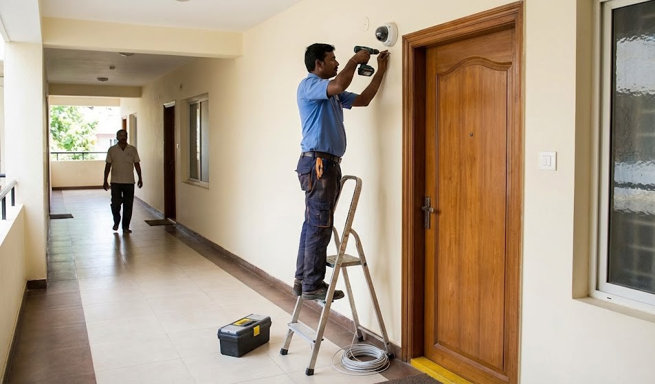 CCTV camera installation